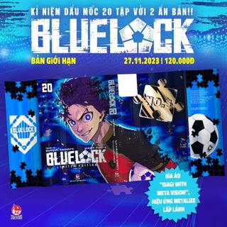 Combo Bluelock tập 20 (bản thường và bản giới hạn kèm poster)