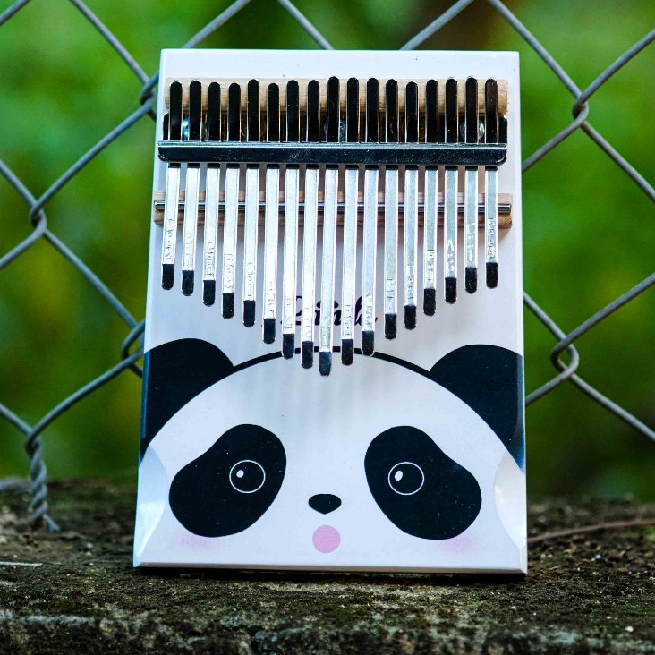 Đàn Kalimba Trơn 17 Phím Tặng Đầy Đủ Phụ Kiện Túi, Búa, Hướng Dẫn, Khăn Lau, Dán Phím