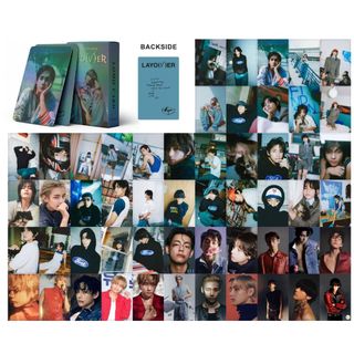 Set 55 lomo card bts v - layover hologram 2023