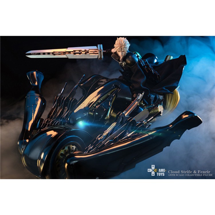 Mô hình 1:6 GAMETOYS GT-006 Cloud Strife & Fenrir Deluxe Edition / Final Fantasy VII: Advent Children