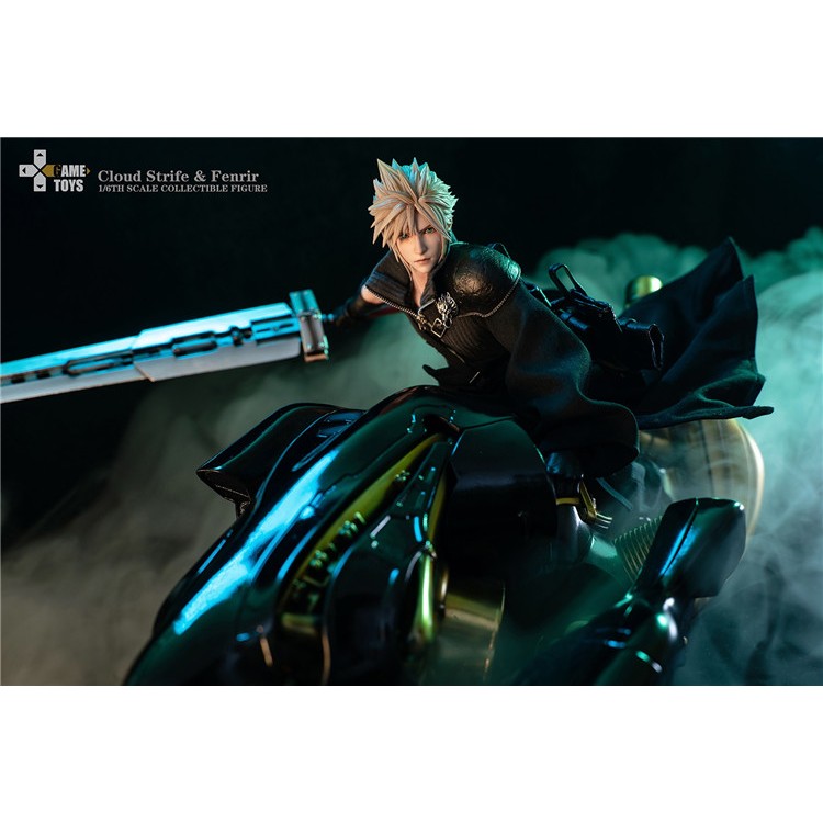Mô hình 1:6 GAMETOYS GT-006 Cloud Strife & Fenrir Deluxe Edition / Final Fantasy VII: Advent Children