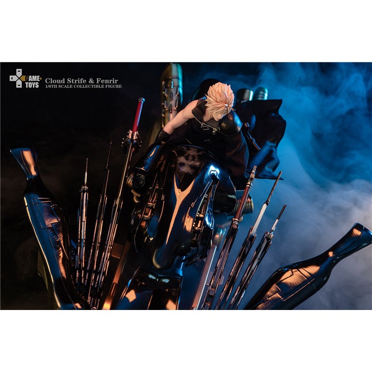 Mô hình 1:6 GAMETOYS GT-006 Cloud Strife & Fenrir Deluxe Edition / Final Fantasy VII: Advent Children