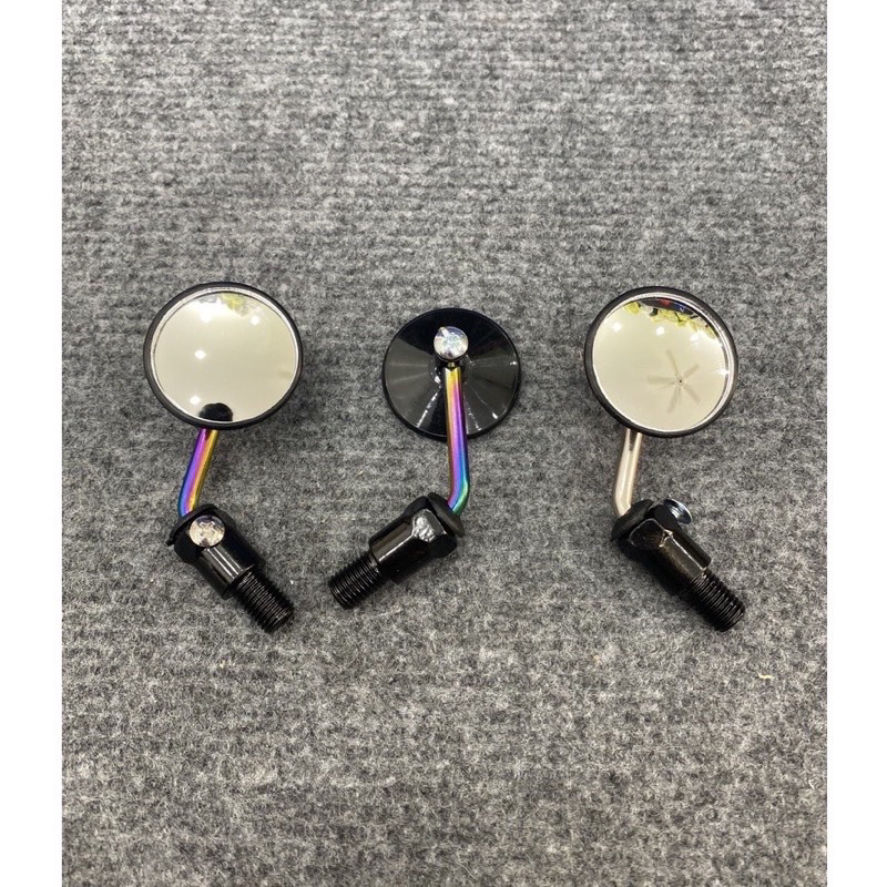 Gương xe máy mini Đường kính 3cm Gương nhí cầu nồi gắn xe máy