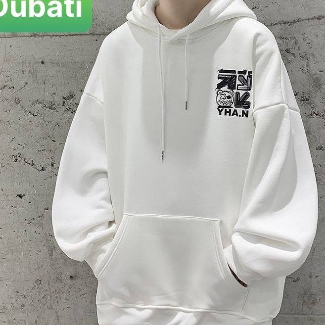 ÁO KHOÁC HOODIE LÓT NHUNG TAY DÀI OVERSIZE IN MŨI TÊN CAO CẤP NHẬT BẢN 2024 - DUBATI FASHION