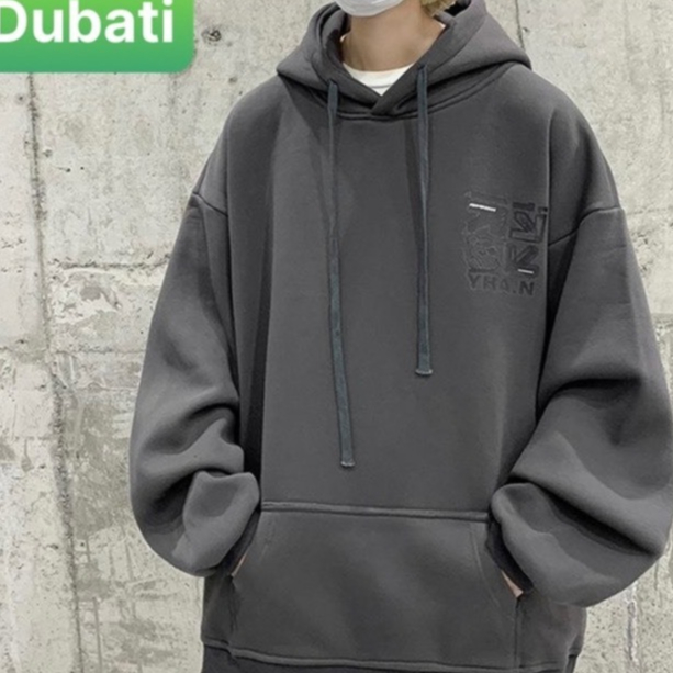 ÁO KHOÁC HOODIE LÓT NHUNG TAY DÀI OVERSIZE IN MŨI TÊN CAO CẤP NHẬT BẢN 2024 - DUBATI FASHION