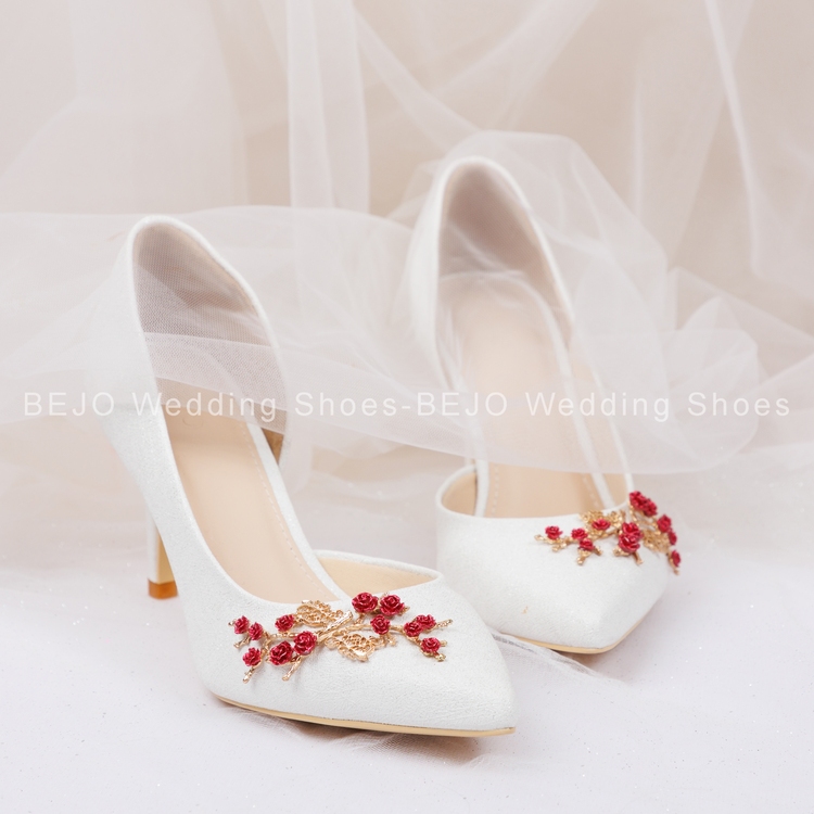 Giày cưới cao cấp Bejo H51.03 Nụ Tầm Xuân