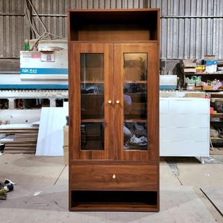 Tủ trang trí, kệ sách, kệ trưng bày qhome, kt 60x38x150 cm