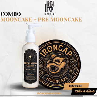  Combo Xịt Tạo Phồng Tóc Prestyling MoonCake - Ironcap Mooncake Sáp Vuốt Tóc 