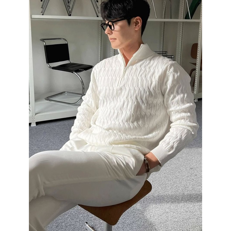 Áo Len Nam Kéo Khoá