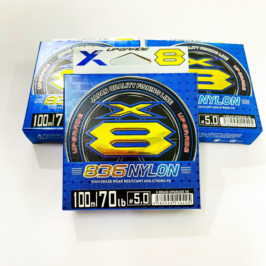 KhaLy Cước Câu Cá 836 NyLon X8,  Cước Xuống Nước Tàng Hình Câu Cá 100m DC-10