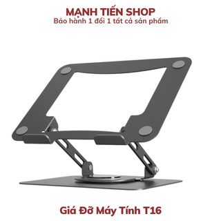 Giá đỡ Laptop,Máy Tính Bảng bằng nhôm có thể điều chỉnh được độ cao, xoay 360 độ