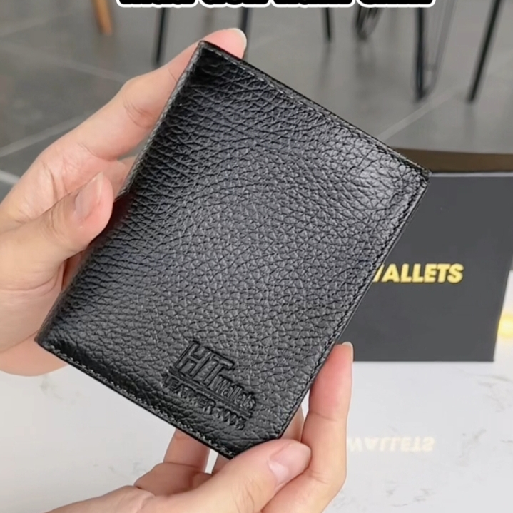 Ví nam da bò bảo hành 12 tháng kèm hộp đựng bóp ví da mềm mại nhiều ngăn kiểu dáng đứng và ngang