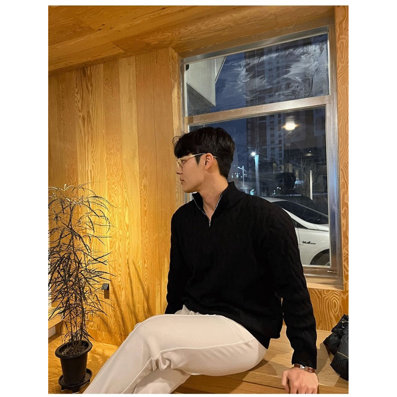 Áo Len Nam Kéo Khoá