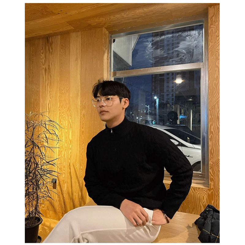 Áo Len Nam Kéo Khoá