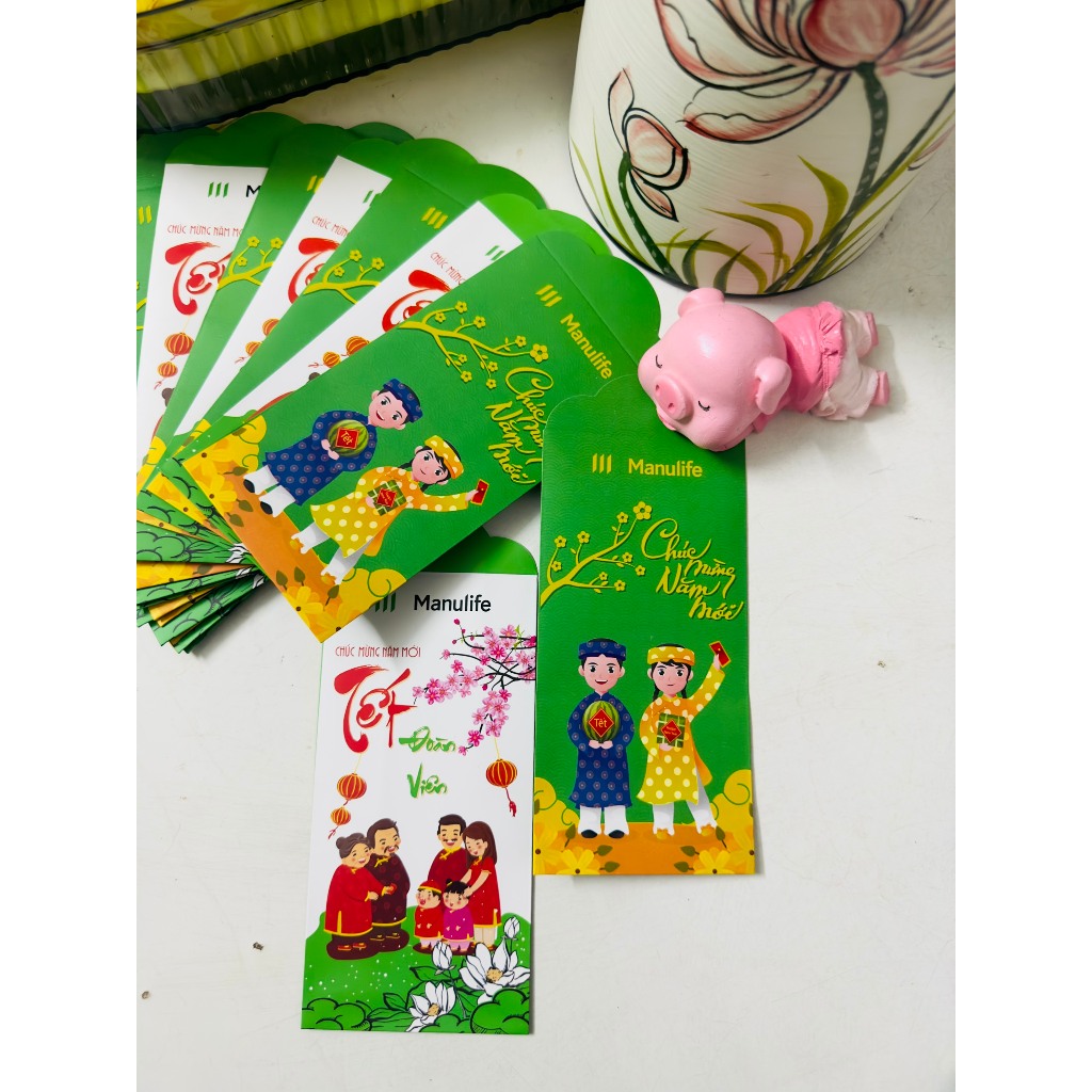 Combo 50 bao lixi Manulife