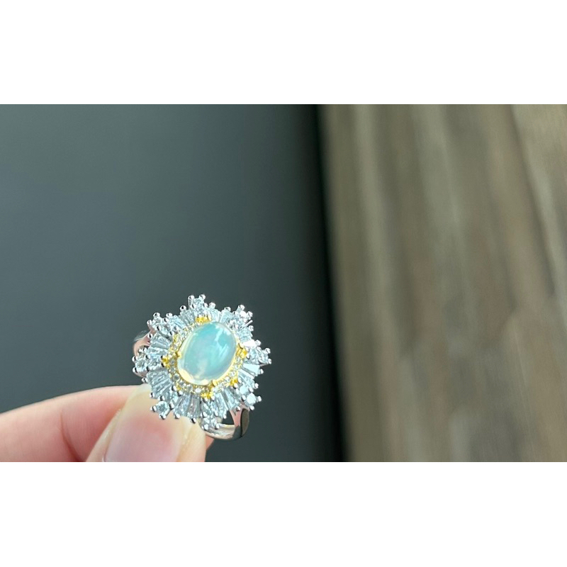 Nhẫn bạc 925 freesize đính Opal