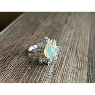 Nhẫn bạc 925 freesize đính Opal