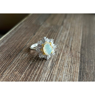 Nhẫn bạc 925 freesize đính Opal