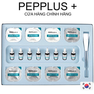 Mặt nạ nâng cơ dưỡng da pepplus hàn quốc căng da mặt bộ 8 lần dùng. dễ sử dụng chăm sóc da như spa