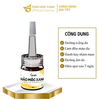 [Tặng bột trà xanh] Serum Thảo Mộc Xanh X5 - Dưỡng Trắng, căng bóng