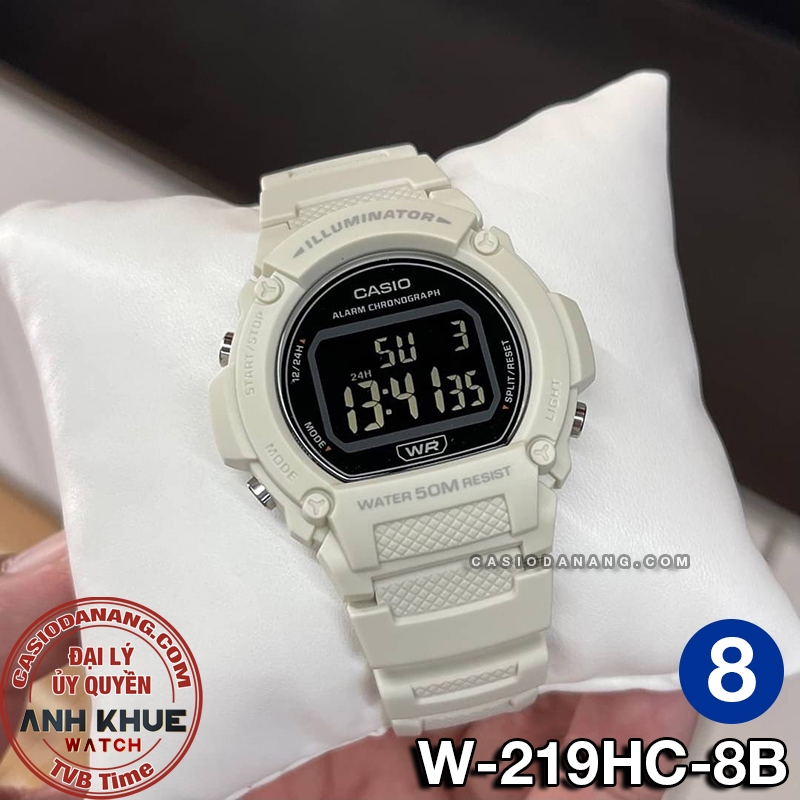 Đồng hồ nam dây nhựa Casio chính hãng W-219 Series