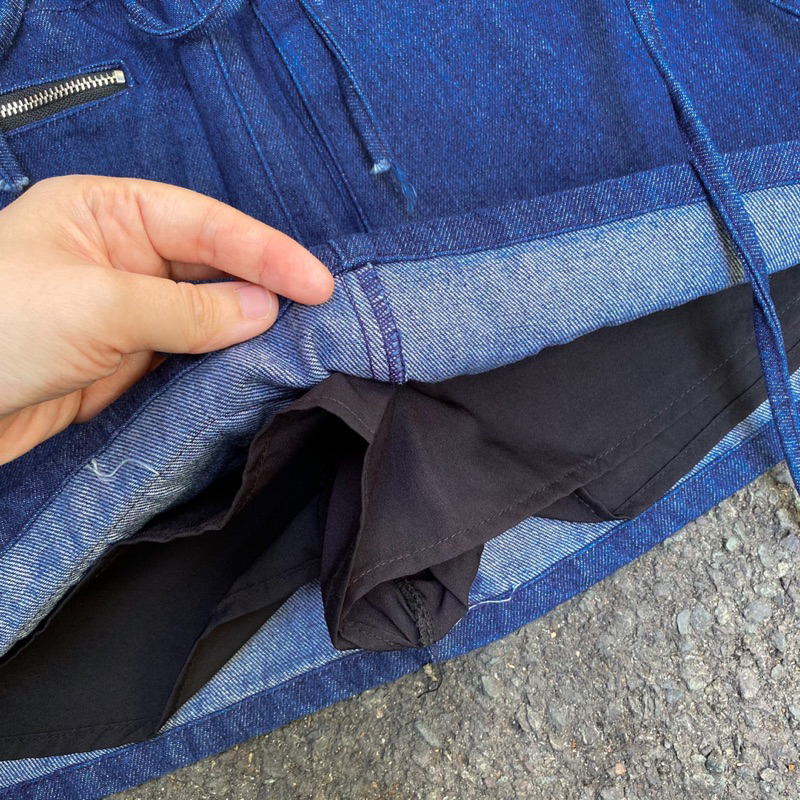 Áo nơ lưng - Chân váy jean - Chitchitstore