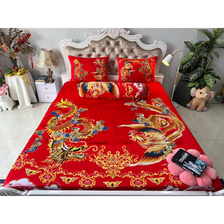 Ga gối thun lạnh 5D cao cấp ( 3 mẫu)