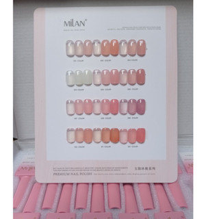 Set sơn thạch hồng 12 màu Milan, sơn thạch hồng milan 12 màu