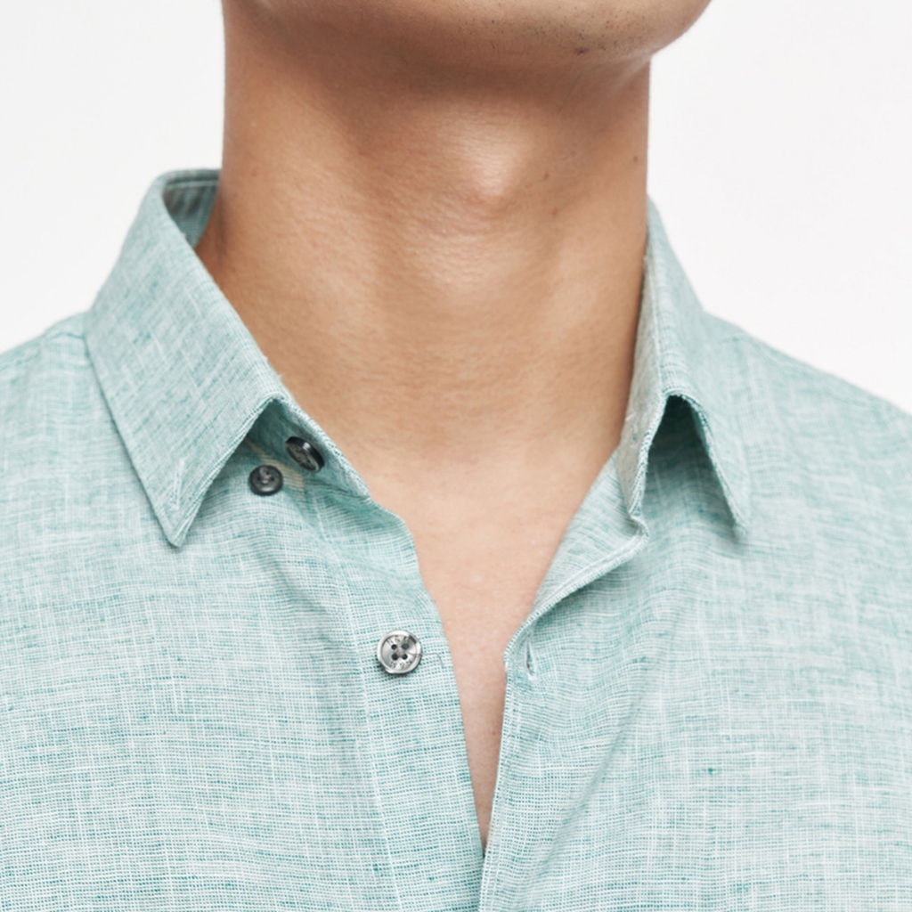 N&M Áo Sơ Mi Nam Linen Tay Dài SlimFit Nhiều Màu Kiểu Dáng Trẻ Trung 1811007