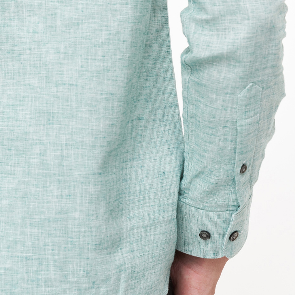 N&M Áo Sơ Mi Nam Linen Tay Dài SlimFit Nhiều Màu Kiểu Dáng Trẻ Trung 1811007