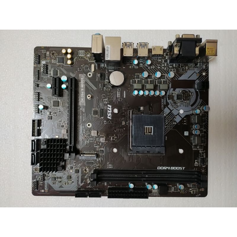 Bo mạch chủ MSI A320M-A PRO M2 bóc máy. Main MSI A320M-A PRO M2 cũ