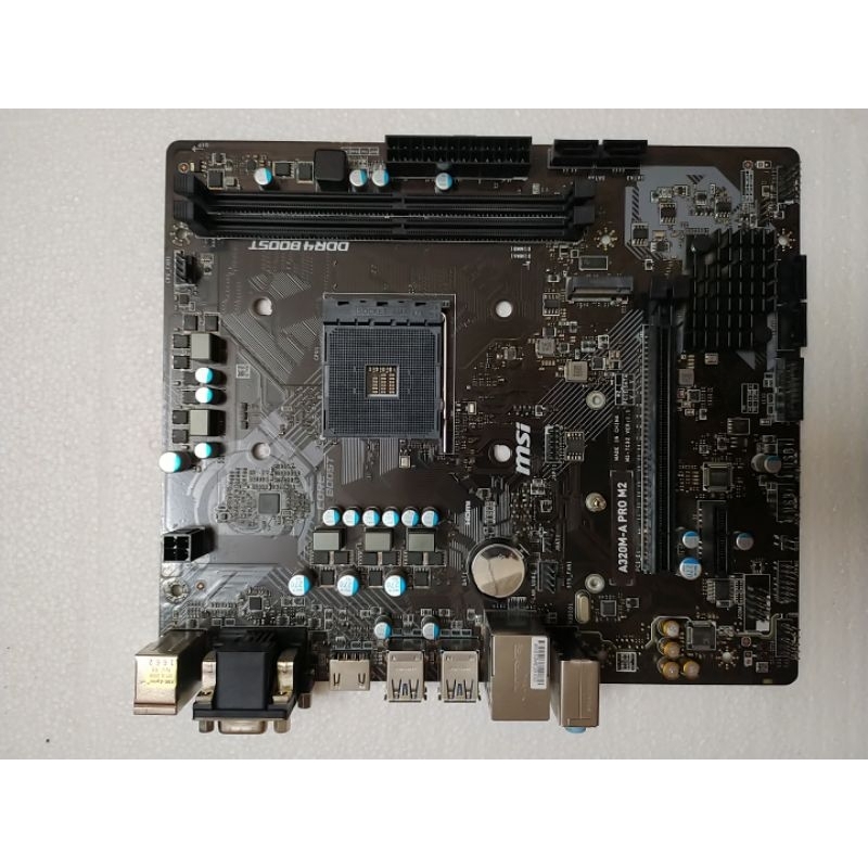 Bo mạch chủ MSI A320M-A PRO M2 bóc máy. Main MSI A320M-A PRO M2 cũ
