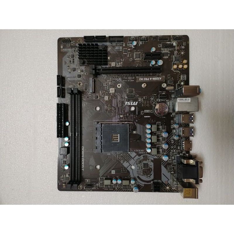 Bo mạch chủ MSI A320M-A PRO M2 bóc máy. Main MSI A320M-A PRO M2 cũ