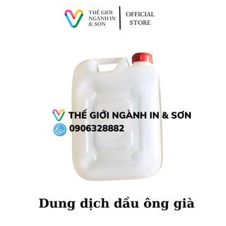Can 5 lít, 10 lít dung môi dầu ông già tẩy rửa mực in lụa