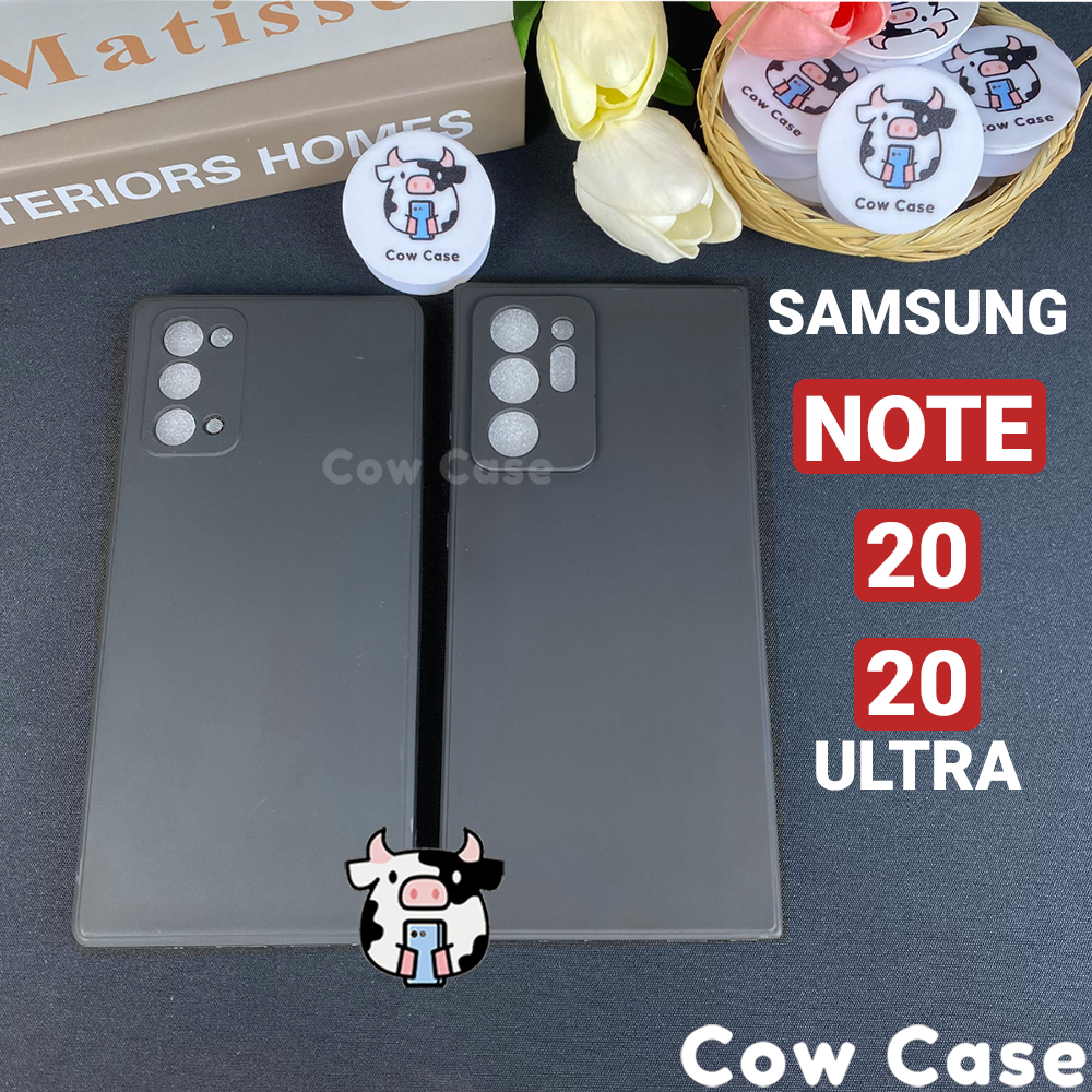 Ốp lưng Samsung Note 20 Ultra,Note 20 cạnh vuông Cowcase | Vỏ điện thoại SS galaxy bảo vệ camera toàn diện TRON