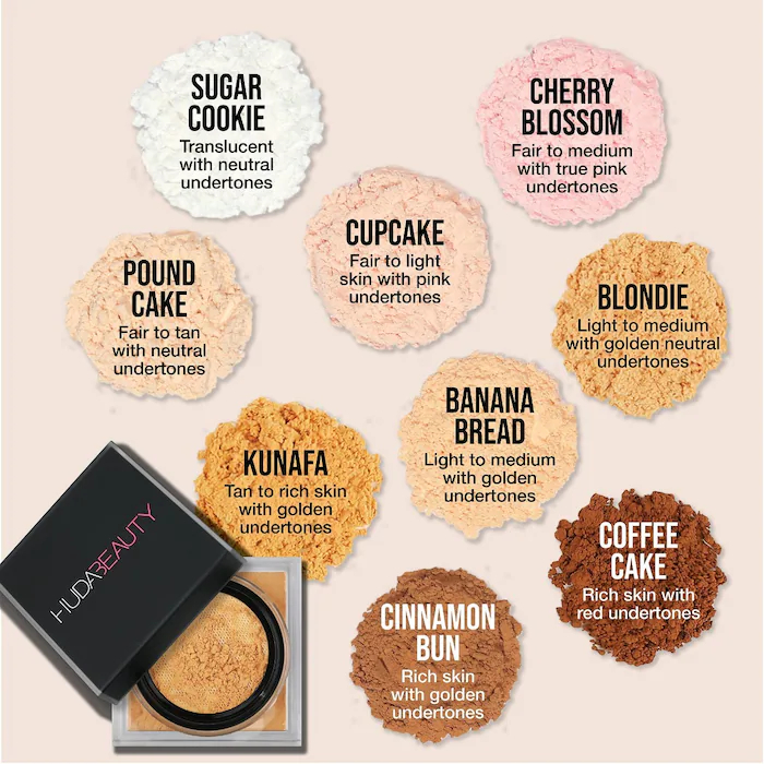 Phấn phủ dạng bột Huda Beauty Easy Bake Easy Bake Loose Baking & Setting Powder 20g