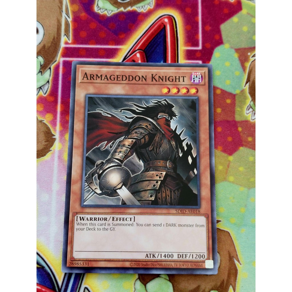 Thẻ Bài Yugioh Monster  "Armageddon Knight"