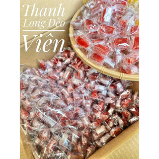 500g Mứt mít dẻo/ thanh long dẻo viên