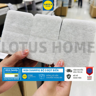 IKEA Bộ 3 miếng bọt biển cọ rửa bát chén đa năng IKEA Svampig