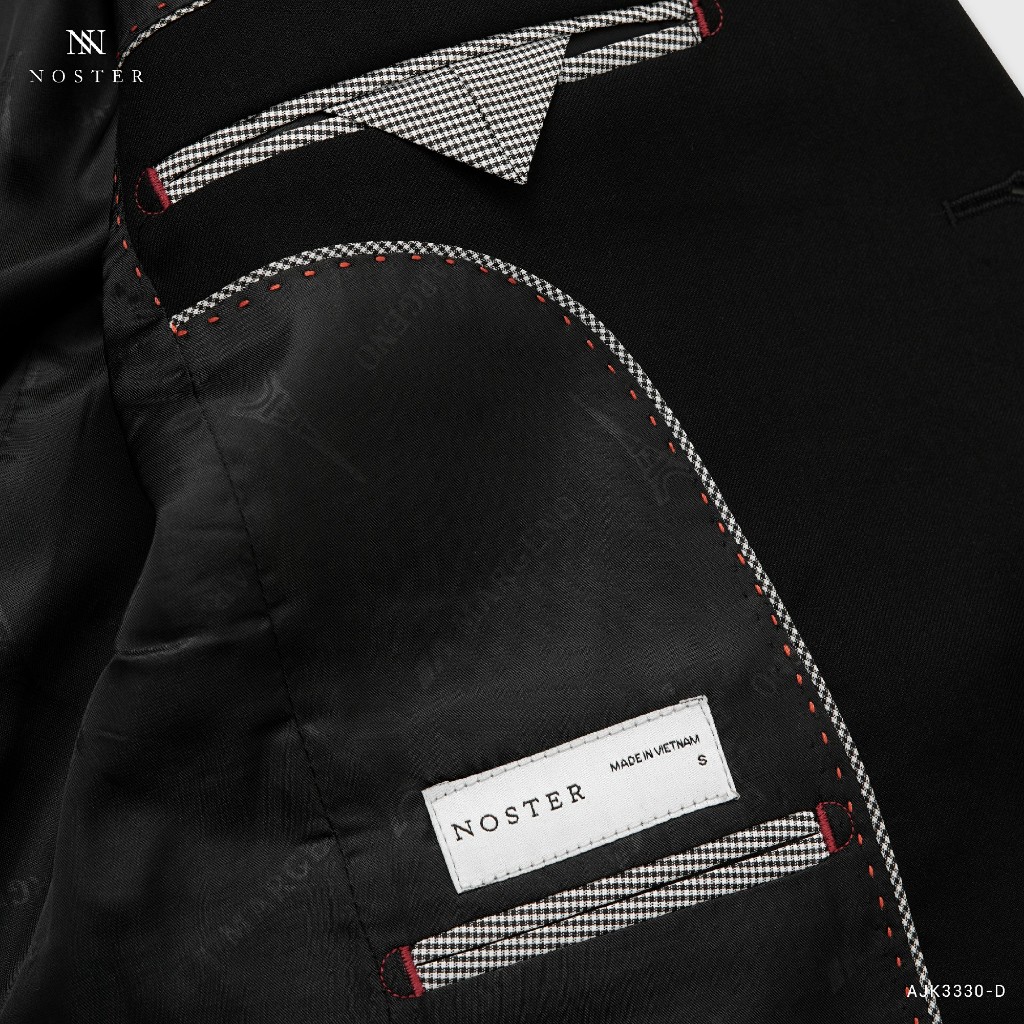 Suit Jacket, có độn vai, form vừa vặn đẹp - Thương hiệu NOSTER mã AJK3330