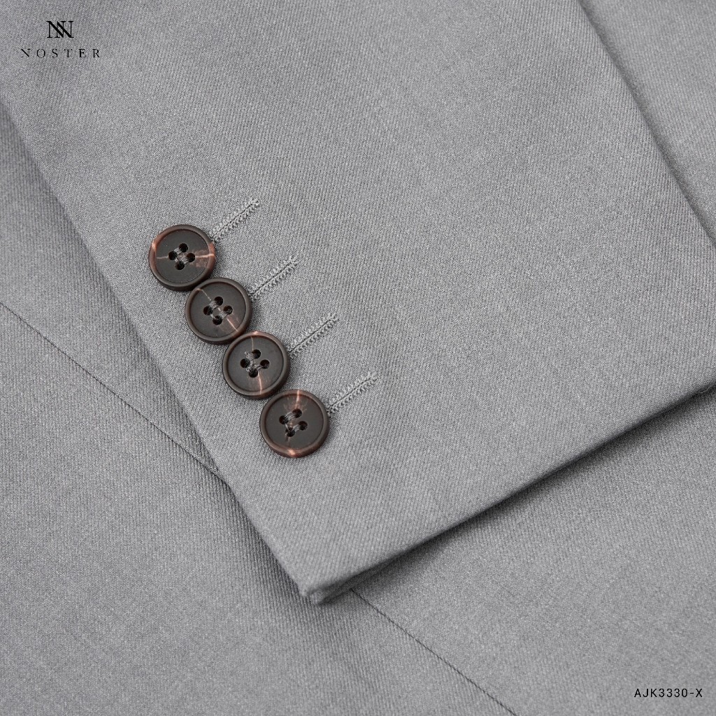 Suit Jacket, có độn vai, form vừa vặn đẹp - Thương hiệu NOSTER mã AJK3330