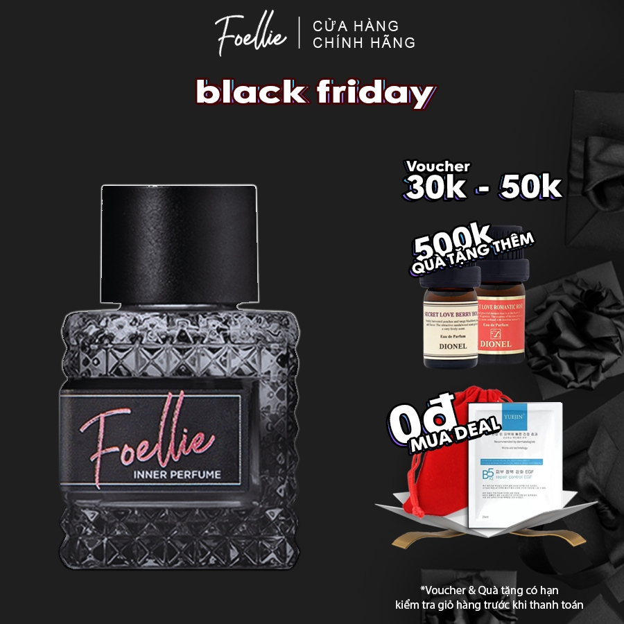 Nước Hoa Vùng Kín Foellie Eau De Bijou Limited Edition Hương Hoa Hồng Sexy Mãnh Liệt 10ml