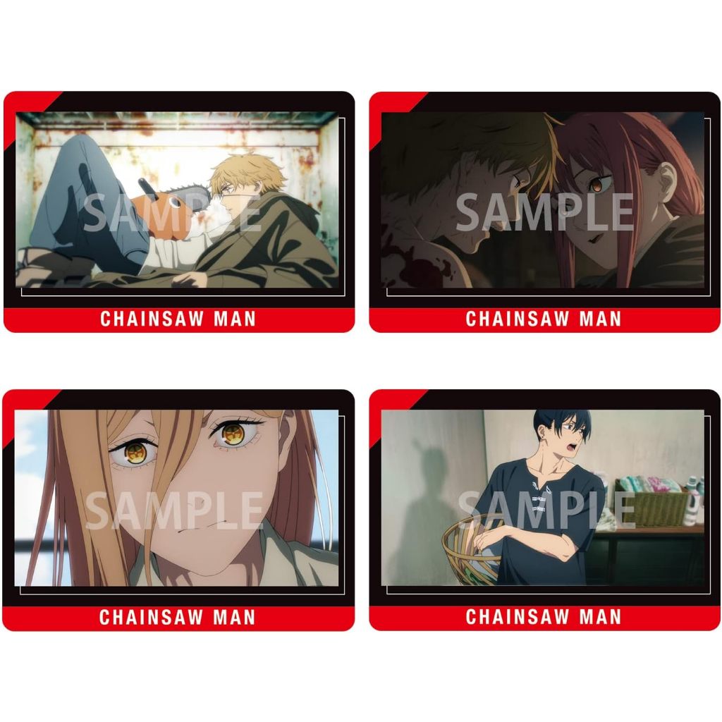 Thẻ bài sưu tập Metal Card Chainsaw Man Anime Chính hãng