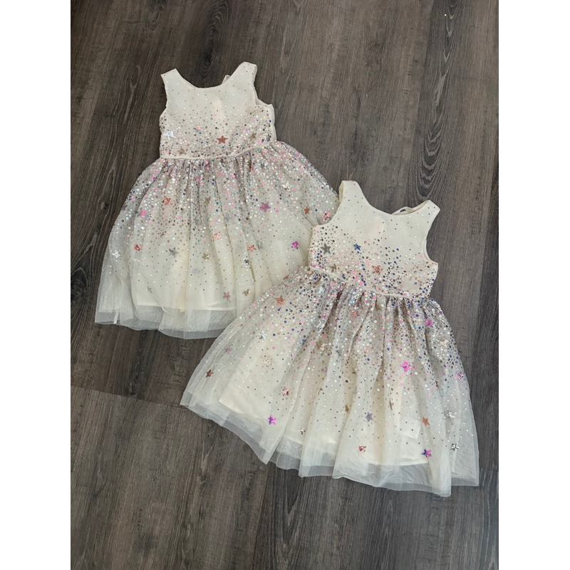 Váy  tuller sequin sao lấp lánh bé gái