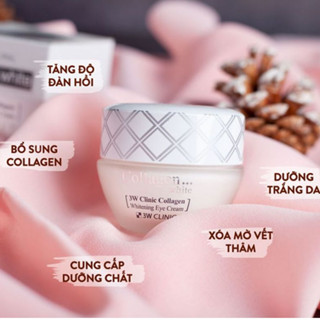 Kem Dưỡng Trắng Da/ Nước Hoa Hồng Trắng Da 3W Clinic Collagen Whitening Cream - Kem Trắng