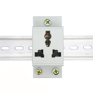 Ổ cắm cài thanh DIN cài ray 3 chấu hàng đẹp
