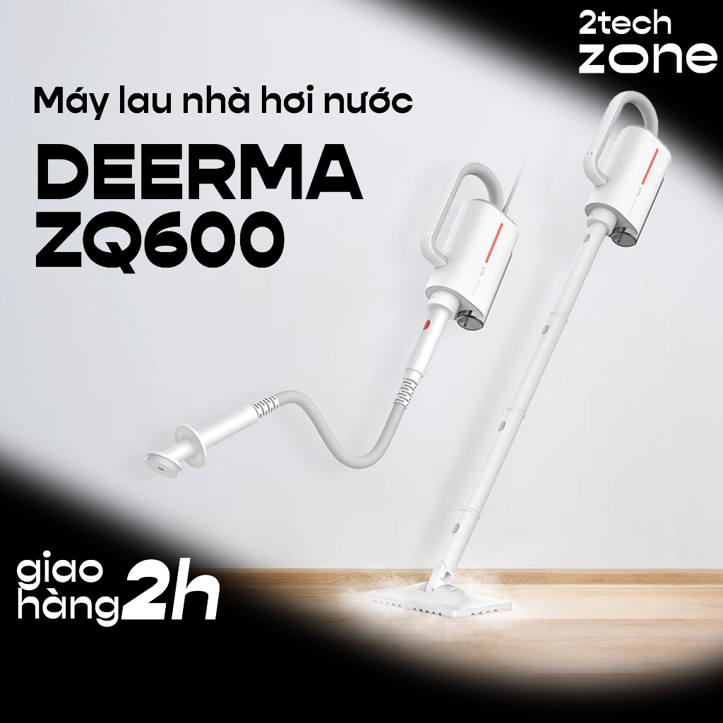 Máy Lau Nhà Bằng Hơi Nước Nóng Mijia DEERMA ZQ600/ZQ610 - Cây lau nhà hơi nước - Dễ dàng và an toàn, diệt khuẩn