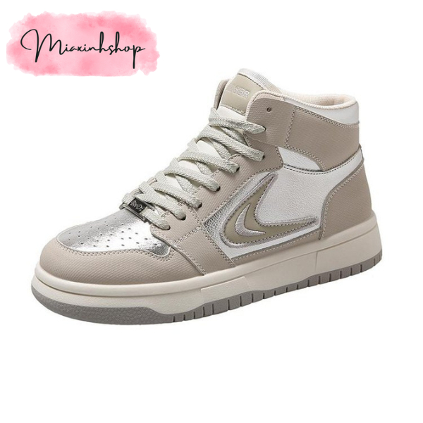 Giày Thể Thao Cao Cấp Cổ Cao Da Mềm Dành Cho Nữ LOẠI 1 FULL HỘP