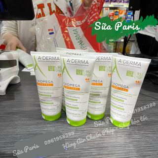 Kem A Derma Exomega đủ size 50ml, 200ml, 400ml ❤️Freeship❤️ dành cho da khô, da nhạy cảm_Sữa Paris Aderma