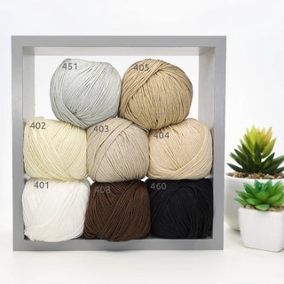 Len YarnArt Baby Cotton (Bảng màu 1) (cuộn 50gr)